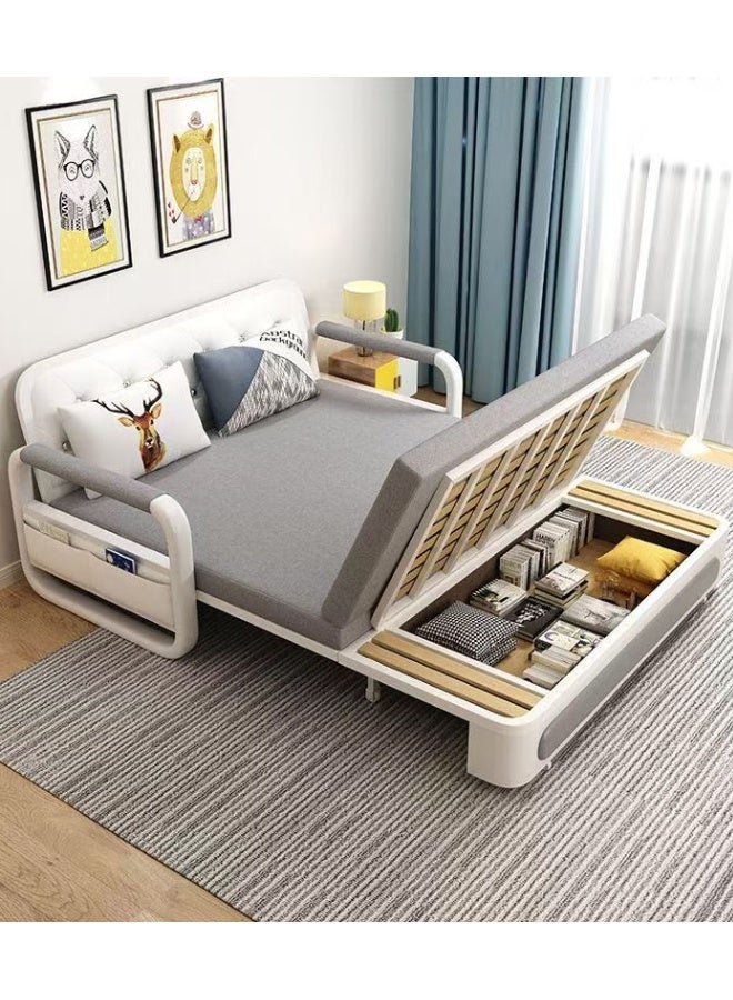 C&C Home Modern Convertible Sofa Bed with Storage – Space-Saving Sleeper Sofa Futon Couch for Living Room, Bedroom, Apartment, or Guest Room – Comfortable Upholstered Sofa with Adjustable Backrest - Image 5